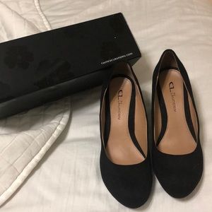 Black Suede Pumps